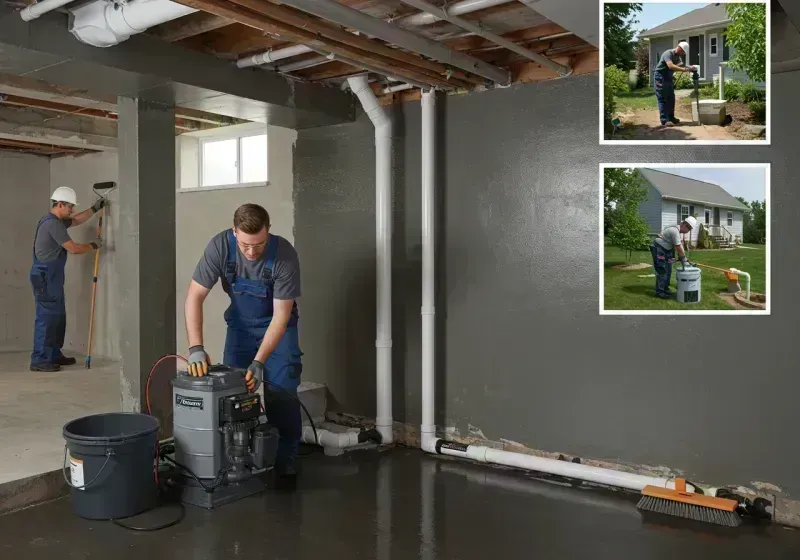 Basement Waterproofing and Flood Prevention process in Crump, TN